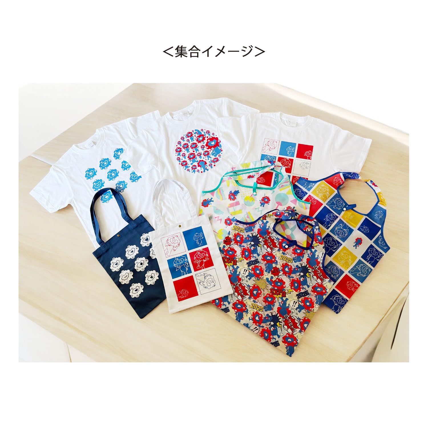 Amazon | EXPO2025 ミャクミャク Tシャツ ポーズ SMA/009 ホワイト L